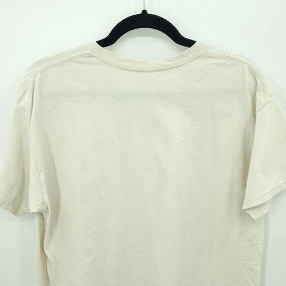 Steven Rhodes My Emotional Baggage Crew Neck Short Sleeve Unisex T Shirt L Cream - Picture 10 of 13